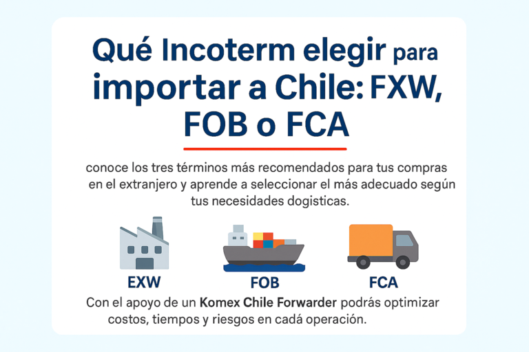 que incoterm elegir para importar a chile