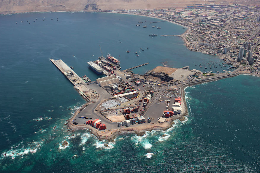 Captura de pantalla sobre Puerto Iquique se consolida como Nodo Estratégico para Asia y NOA