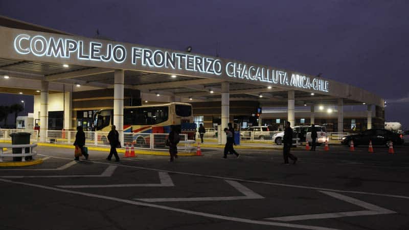 Aduana Chacalluta Arica control fronterizo