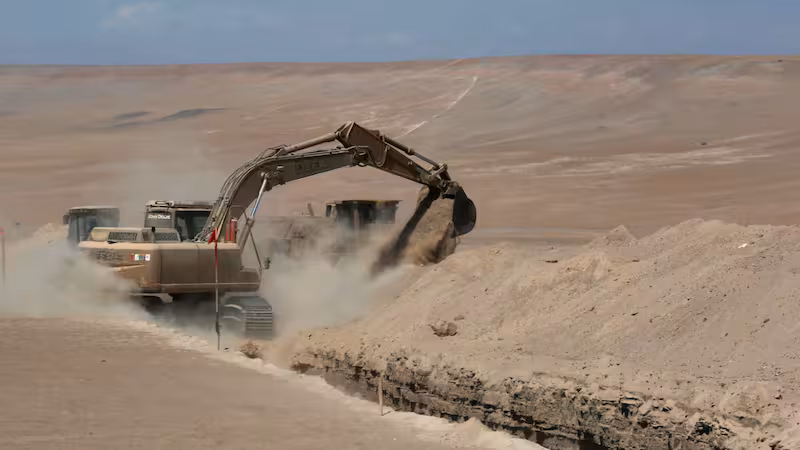 Obras fronterizas en el norte de Chile