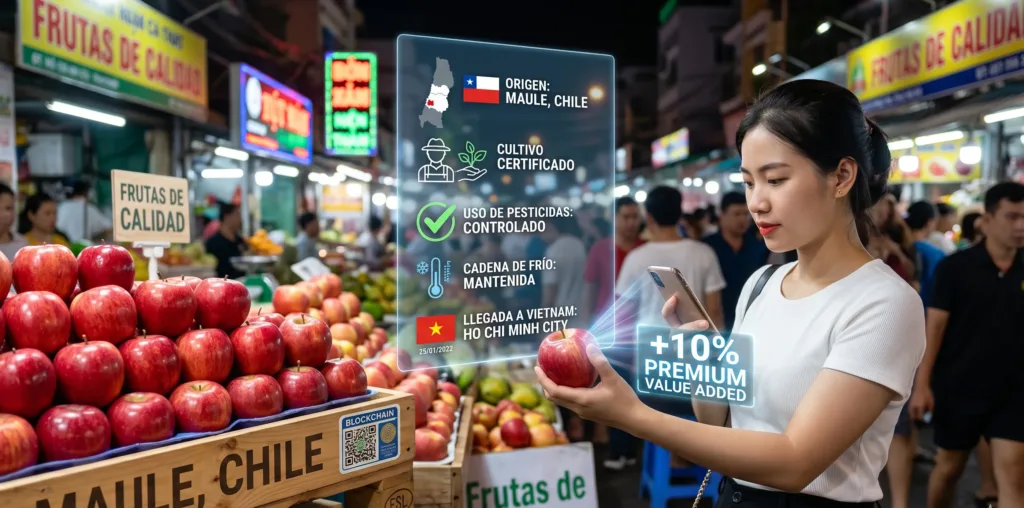Manzanas 4.0: Blockchain del Maule a Vietnam