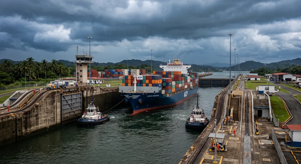 El Niño reduce el calado de Panamá