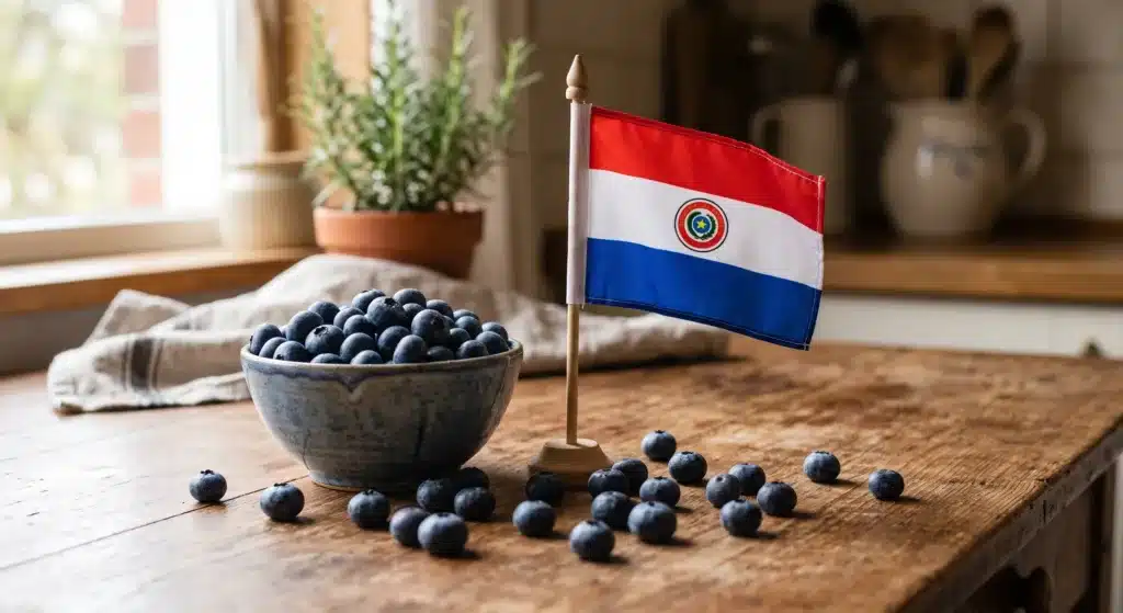 Paraguay abre su puerta al arándano